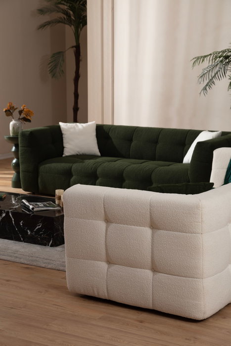 Atelier Del Sofa Cady - Sofá de 3 plazas Beige